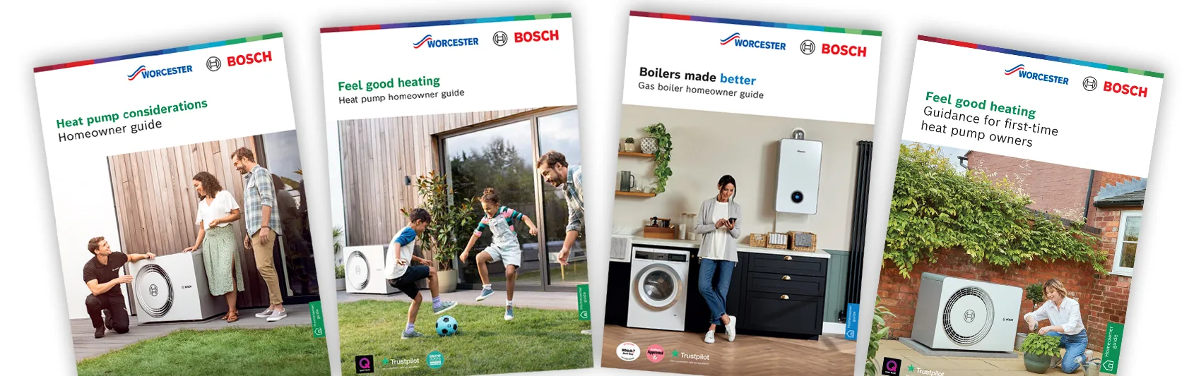 Picture of three example brochures.