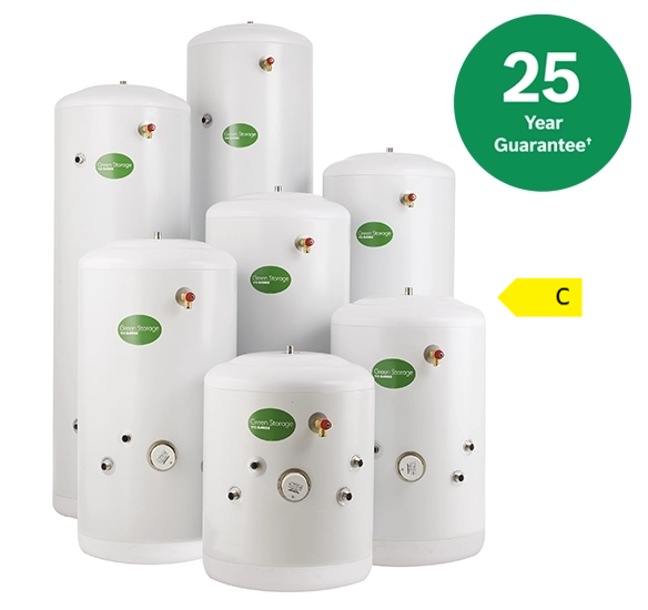 Boiler unvented cylinders 90-300 litres