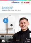 Greenstar 2000 installer brochure Preview Image