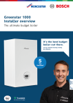 Greenstar 1000 installer overview Preview Image