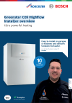 Greenstar CDi Highflow Installer overview Preview Image