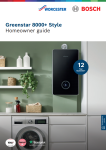 Greenstar 8000 Style+ homeowner guide