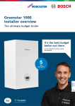 Greenstar 1000 installer overview Preview Image