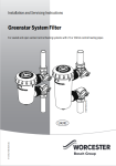 Greenstar System Filter 22mm & 28mm Installation Instructions