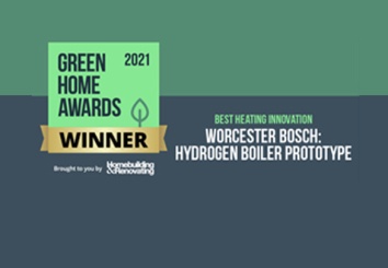 Worcester Bosch scoops innovation award with Hydrogen prototype boiler