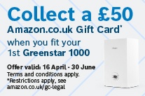 Install our smallest and easiest-to-fit boiler, get a £50 Amazon.co.uk Gift Card*