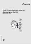 Mini Filter Installation Manual Preview Image