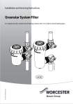Greenstar System Filter 22mm & 28mm Installation Instructions Preview Image