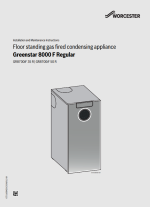 Greenstar 8000 F regular installation manual thumbnail