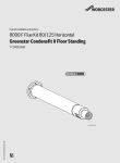 8000 F Flue Kit 80/125 Horizontal installation manual