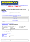 SDS Worcester Bosch Greenstar WB1 Inhibitor Data Sheet
