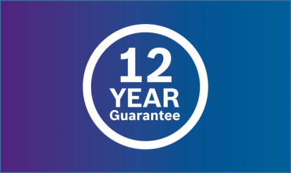 Get a 12 year guarantee with your new Worcester Bosch boiler