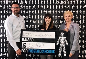 Worcester Bosch Raises Funds for Prostate Cancer UK