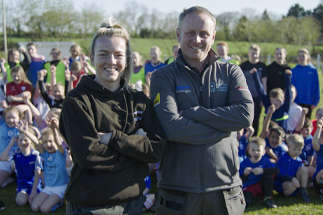 We teamed up with an England Lioness to warm a local community.