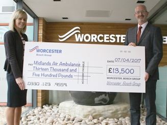 Worcester's high flying donation