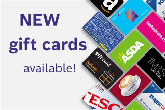 New gift cards available!
