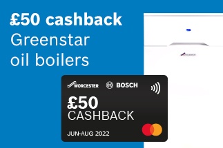 £50 Cashback on our Greenstar Oil Boilers